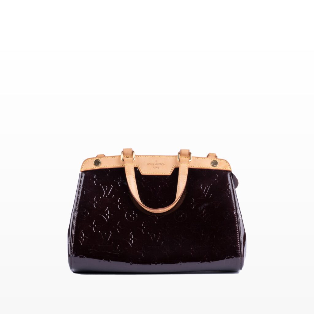 Túi Handbag Louis Vuitton Monogram Vernis Brea GM – Amarante - Image 1