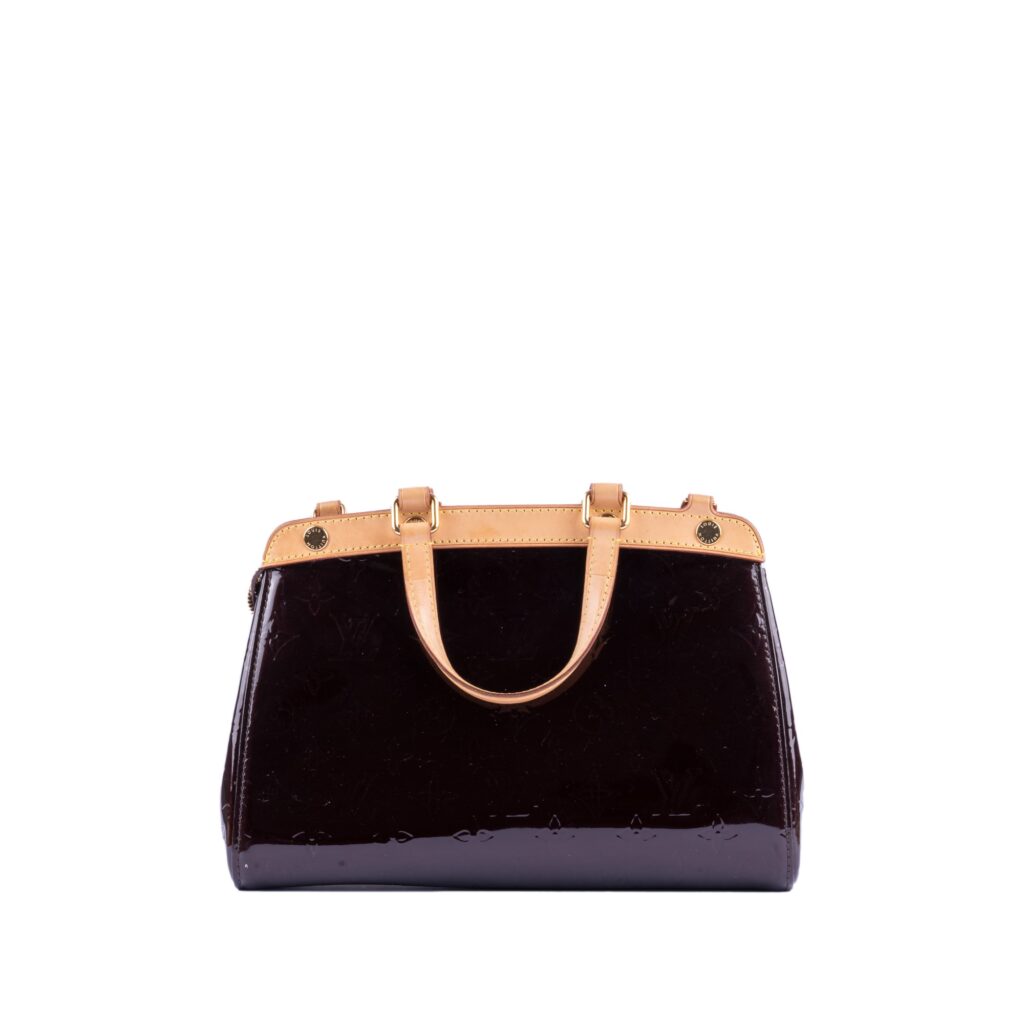 Túi Handbag Louis Vuitton Monogram Vernis Brea GM – Amarante - Image 2