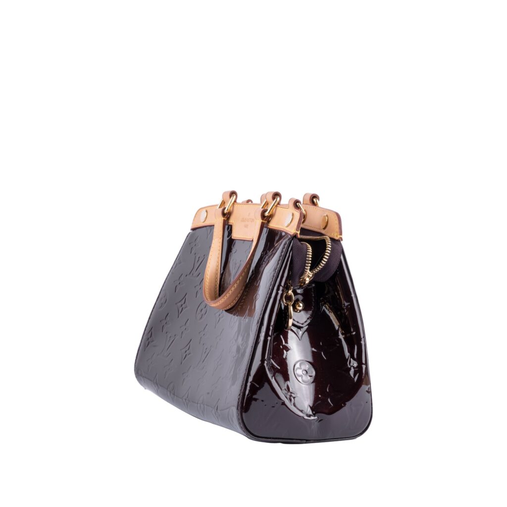 Túi Handbag Louis Vuitton Monogram Vernis Brea GM – Amarante - Image 3