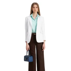 Áo Sơ Mi Nữ F2 Fashion & Freedom Teal Linen Shirt