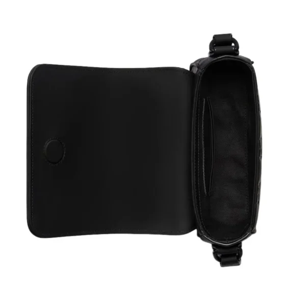 Túi Đeo Chéo Nam Gucci Rubber-Effect Leather Mini Messenger Bag