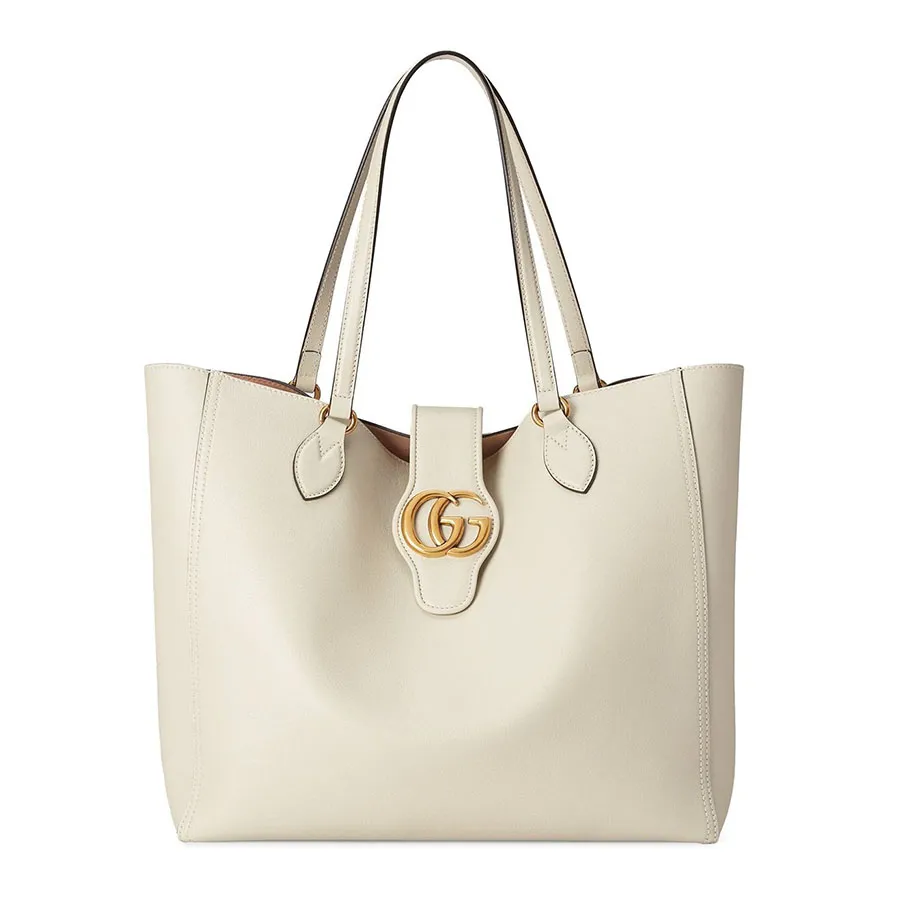 Túi Tote Nữ Gucci Double-G Tote Bag Màu Trắng - Image 1