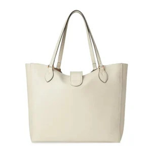Túi Tote Nữ Gucci Double-G Tote Bag Màu Trắng - Image 4