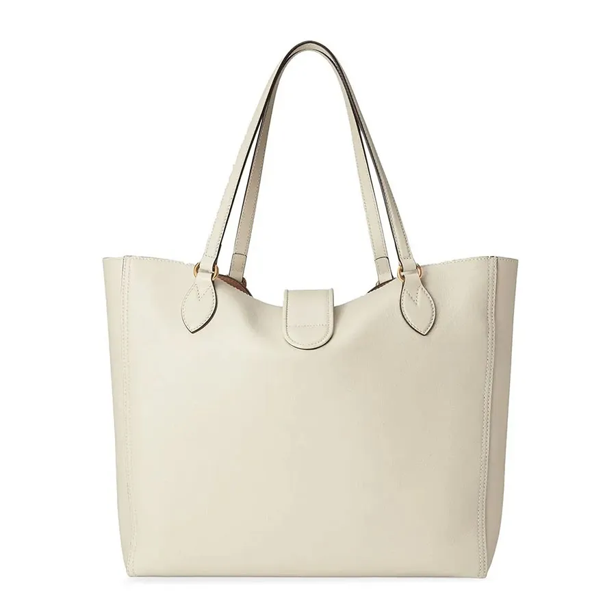 Túi Tote Nữ Gucci Double-G Tote Bag Màu Trắng - Image 4