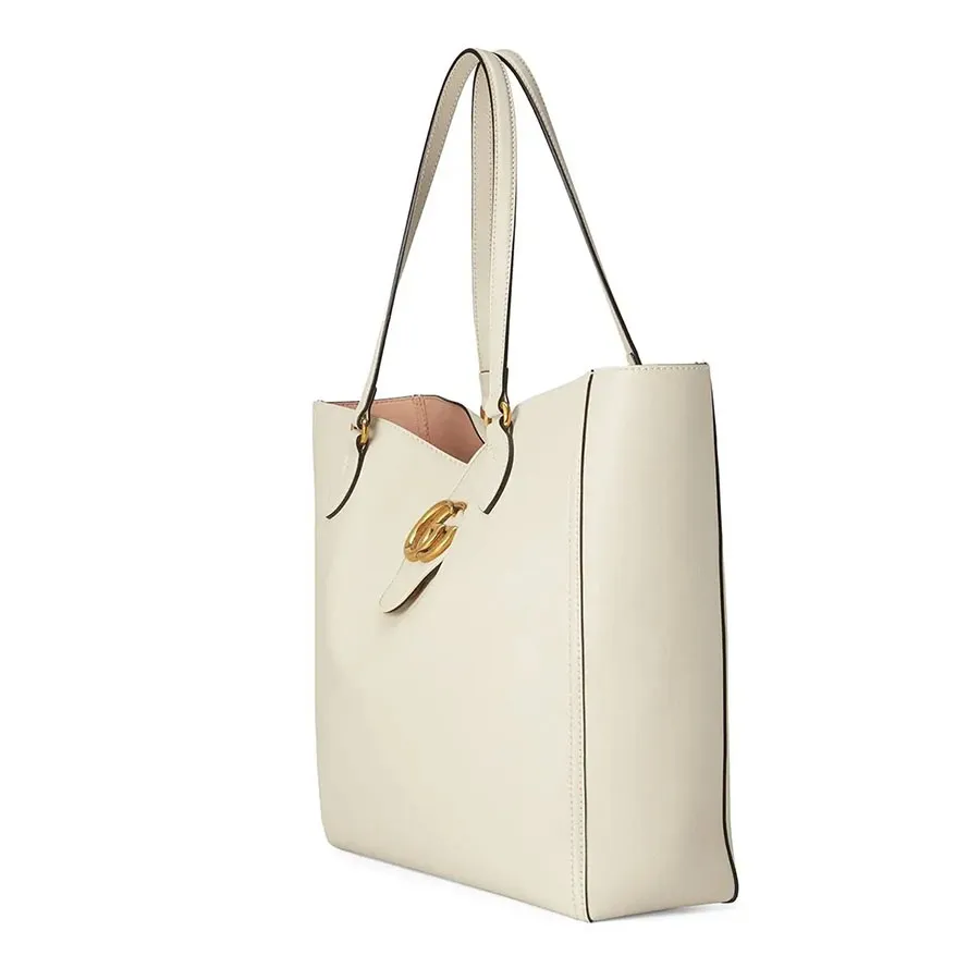 Túi Tote Nữ Gucci Double-G Tote Bag Màu Trắng - Image 3